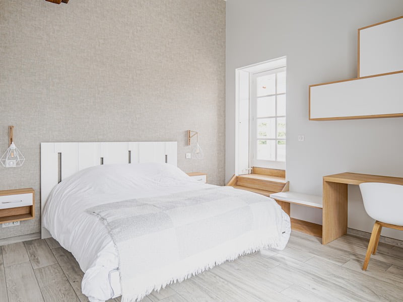 sur mesure agencement décoration intérieure chambre lit litterie