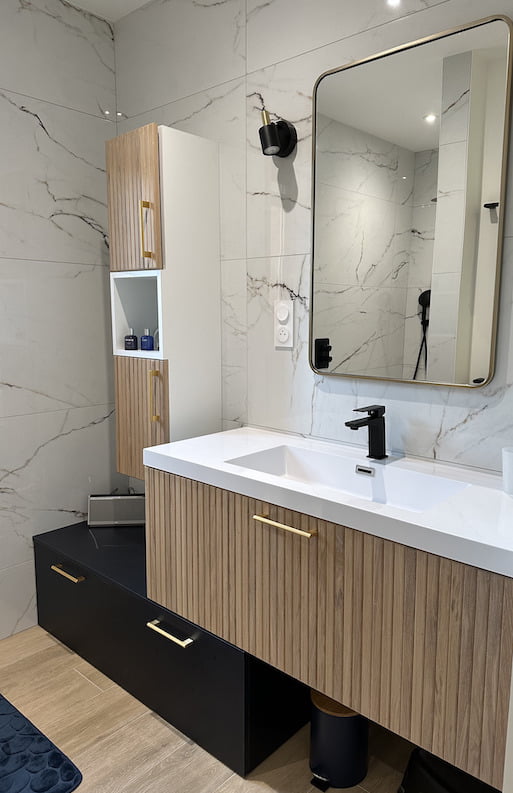 salle de bain agencement sur mesure